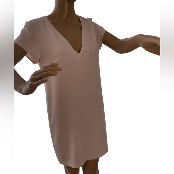 Aritzia Babaton Jameson Mini Sheath Dress Mauve Chalk Pink - Picture 1 of 3